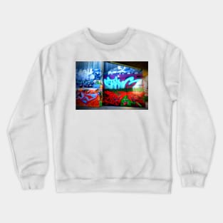 Southbank Skate Park Graffiti Street Art London Crewneck Sweatshirt